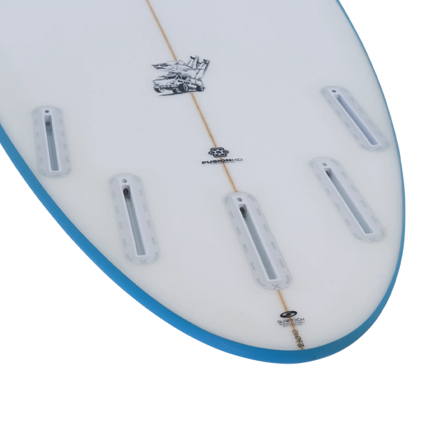 Timmy Patterson x Surftech - Blue Fin Midlength in Fusion-HD Timmy Patterson x Surftech - Blue Fin Midlength in Fusion-HD